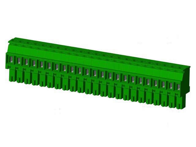 Connector: ontkoppelbare terminal strip; stekker; vrouwelijk Connector: ontkoppelbare terminal strip; stekker; vrouwelijk